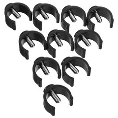 10 Pcs Clamp Tube Clamp Set Crutch For Senior Cane Accessories