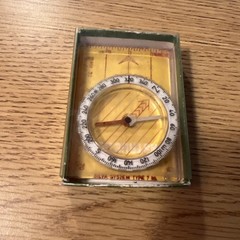 Vintage Polaris Compass Liquid Filled Silva System Hiking Made Sweden