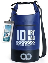Waterproof Dry Bag with Phone Pouch – 5L//20L/30L/40L Floating 10L Navy Blue