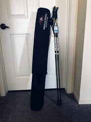 AMERICAN NORDIC WALKING SYSTEM your height 5’5″ 115 CM SKI WALKING STICKS