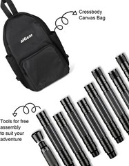aiGear Walking Stick – Upgraded Aluminum Hiking Poles with Adjustable Height