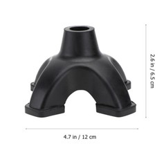 cane rubber stoppers Black Four-legged Walking Stick Rubber Tips Foot Pad for