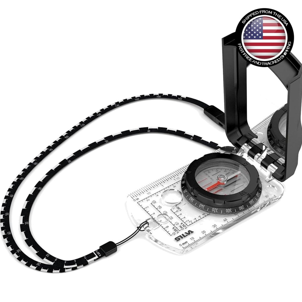 Ranger 2.0 Compass: Lightweight, Adjustable with Magnifying Lens & Slope Card