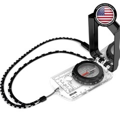 Ranger 2.0 Compass: Lightweight, Adjustable with Magnifying Lens & Slope Card