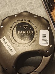 Dakota Digital Compass Alarm Clock Clip-on Luminous Dial Time, Date, Chronograph