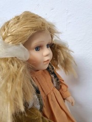 Country Dolls Creactiv Porcelain Doll 40 cm Limited Edition with Tag and…