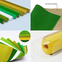 Grass Landscape Mat Roll for Architectural Models and Wargame Scenery Use