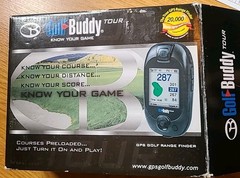 Golf Buddy Pro Tour GPS Rangefinder + Keeper Golf Ball Markers – Good Condition