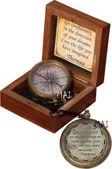Thoreau’s Quote Engraved Go Confidently in The Direction of Your Dreams! Live