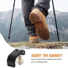 2Pcs Adjustable Hiking Pole Lock Nuts Nylon Durable Hiking Stick Parts