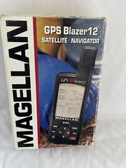 Magellan GPS Blazer 12 Satellite Navigator w/ Manual Outdoors/Hiking Tested