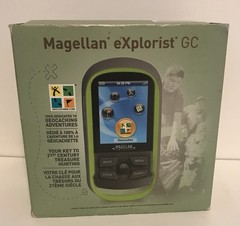 Magellan Explorist GC Handheld Geocaching GPS Green Tested Works