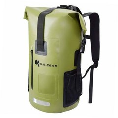 SEPEAK Waterproof Dry Bag Backpack IPX6, Roll-Top Closure Bag Boating 35L Green