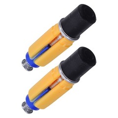 2 Pcs Walking Stick Accessories Hiking Tip Expansion Tube Cane Fitting Trekking