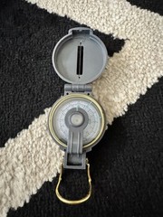Coleman Engineer Lensatic Compass Pre Owned working camping hiking orienteering