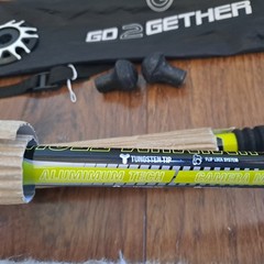 Set of Go 2 Gether Aluminum Collapsible Trekking Poles 115-135CM 43.5″ Yellow