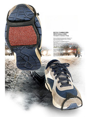 Silicone Crampons Ice Grips Cleat Over Shoes Covers Outdoor Snow Traction Cleats