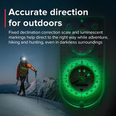 SUUNTO A-30 NH USGS Compass, SS012100013 1, Black