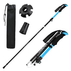 2 Pieces Hiking Poles Telescopic, Trekking Poles Folding, Walking Poles Folding B…