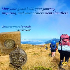 True North Compass – Go Confidently in The Direction of Your Dreams – Embossed