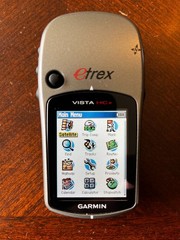 Garmin eTrex Vista HCx Personal Navigator Handheld GPS with accessories