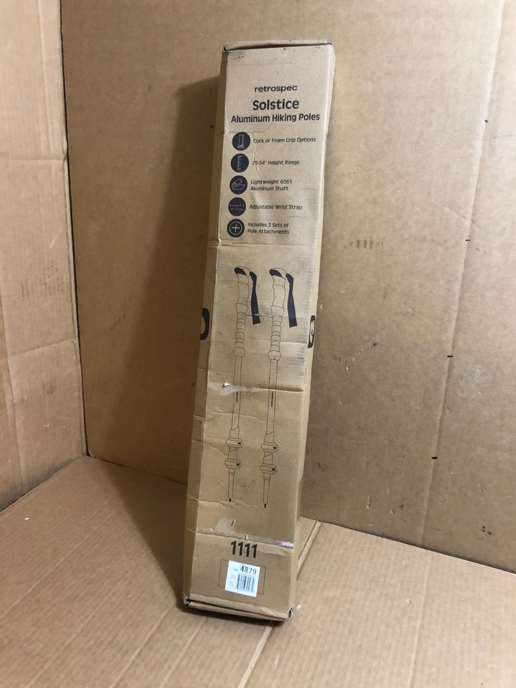 Retrospec Solstice Pole Trekking Pole Hiking 65-135cm, MATTE FOREST