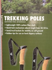 Ozark Trail Lightweight Carbon Fiber Adjustable Quick Lock Trekking Poles