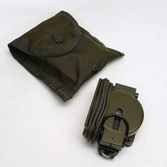 Scout™ Lensatic Compass – Traditional Phosphorescent Military Style with Nylon C