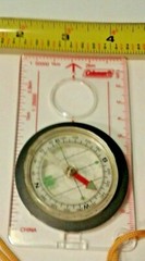 Coleman Compass camping tool, magnifier, ruler