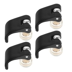 4 Sets Trekking Pole Clips Lock Nylon for Hiking Climbing Outdoor Use