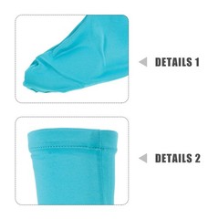 1 Pair Reusable Blue Outdoor Hiking Gaiters Lightweight Boot Covers for Men