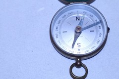 Vintage Brass Compass, Made in Germany with Cover, Pendant FOB Antique?