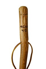 Bible Walking Stick + Cross Carving and “Micah 4:5” reference + Hiking Staff