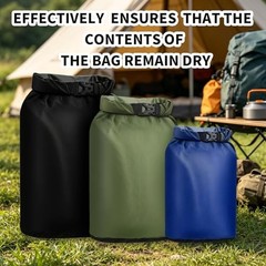 Dry Bag Waterproof 3 Pack Lightweight Dry Sack, 6L&10L&20L Outdoor 3 Colors