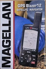 Magellan GPS Blazer 12 Satellite Navigator w/ Manual Outdoors/Hiking Tested EUC