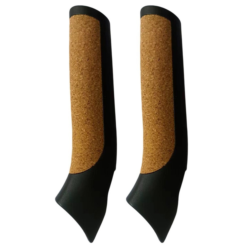 2x Yellow Ergonomic Handles for Trekking Poles with 16mm Inner Diameter
