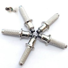 8Pcs Tungsten Steel Hiking Pole Tips Durable Replacement for Trekking