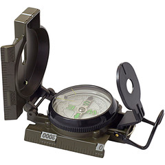 HUMVEE Military Compass HMV-COMPASS-OD Olive Drab Metal Case New in Box