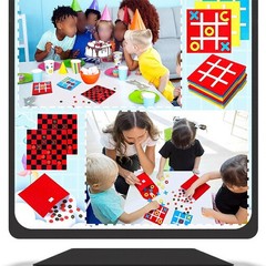 10pcs Felt For For Tac Toe Tokens for Team Building and Friend Gatherings