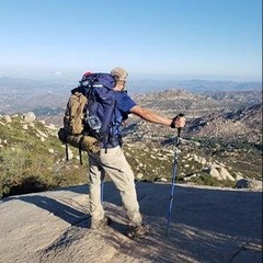 Trekking Poles Shock Absorbing Adjustable Hiking or Walking Sticks for Hiking
