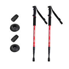 Aluminium Alloy Trekking Poles Ultralight Adjustable No Slip Nordic Walking Stic