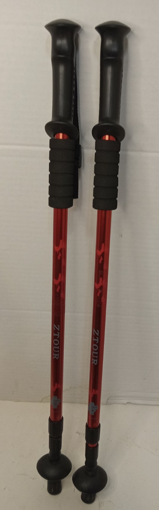 Pair of ZTour Adjustable Trekking Pole Anti Shock Hiking Walking Sticks Ztour