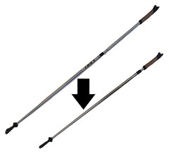 LEKI Nordic Walking Energy Titanium I Adjustable Walking Poles 100125cm
