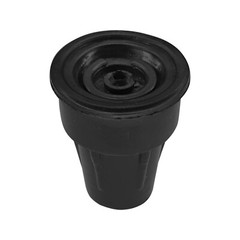 Ferrule for Walking Stick Crutch 18mm Black Rubber Foot pad Protector Frame Grip