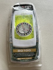 Brunton 8010G Optic Green Baseplate Map Compass Luminous Points Magnifier Tool F