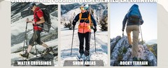 Covacure Hiking Poles Collapsible Trekking Poles – Aluminum Alloy 7075 Walking