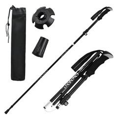 2 Pieces Hiking Poles Telescopic, Trekking Poles Folding, Walking Poles Folding B…