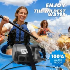 Waterproof Dry Bag – Lightweight Roll Top Dry Sack with 5L – Black