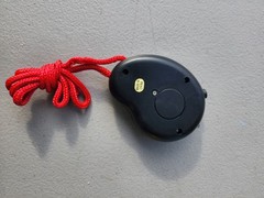 Coleman Compass with LED Light, Red Lanyard, Hiking, Camping EUC Free Shipping