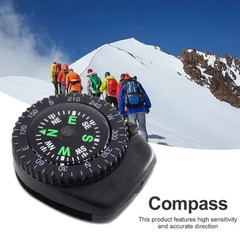 Portable Compass Hiking Camping Outdoor Navigation Map Reading Orienteering Tool
